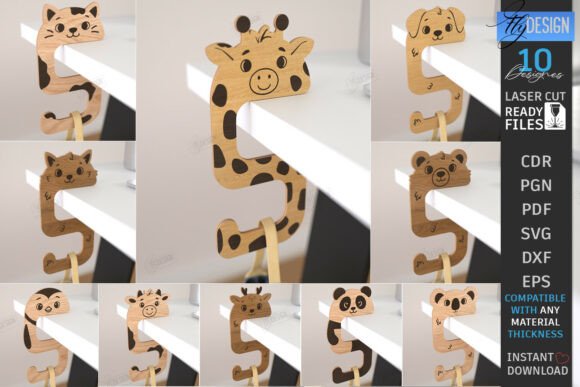 Animal Bag Hook Holders Laser Cutting Art Amp Review