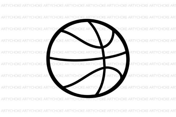 Basketball Doodle Clipart: Graphics and Icons