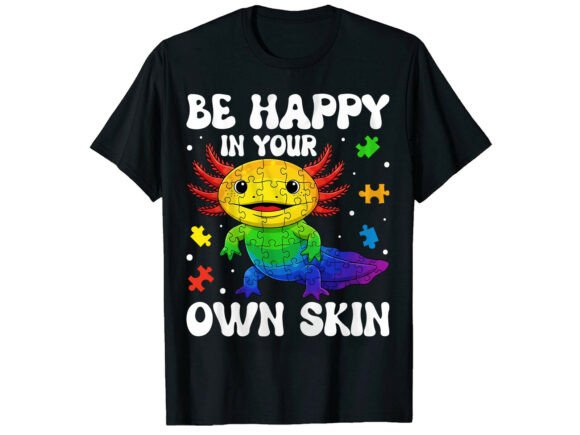 Be Happy Autism Graphics & T-Shirt Designs
