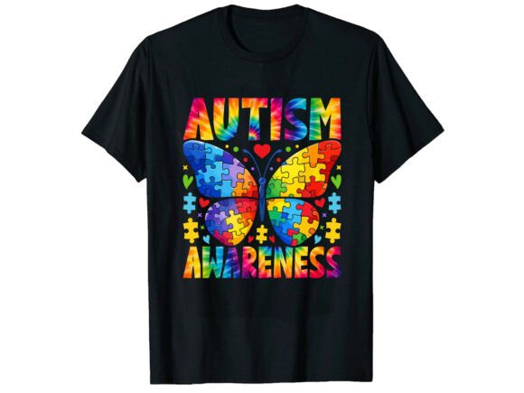 Butterfly Puzzle Graphics for T-Shirt Designs