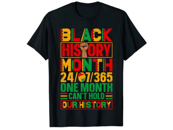 Power Black History Month T-Shirt Graphics Review