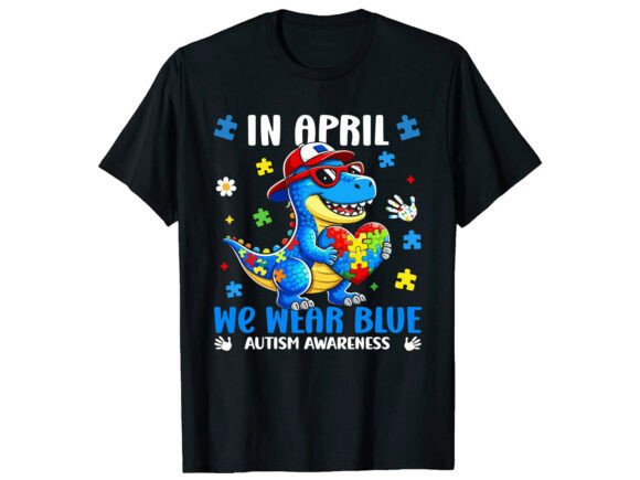 Review: In April Wear Blue Autism Graphics & T-Shirt Designs