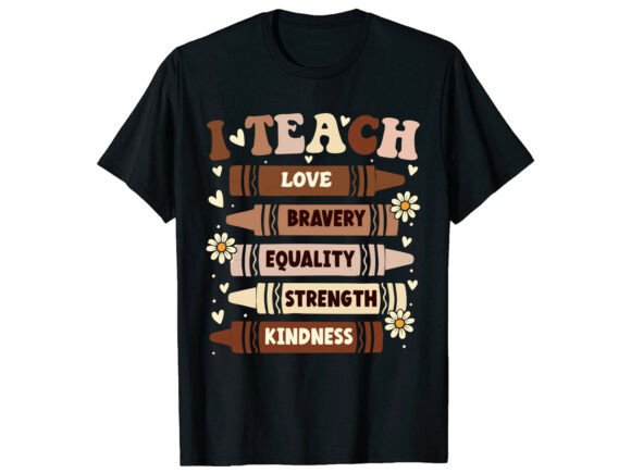 Review: Teach Black History Month T-Shirt Design