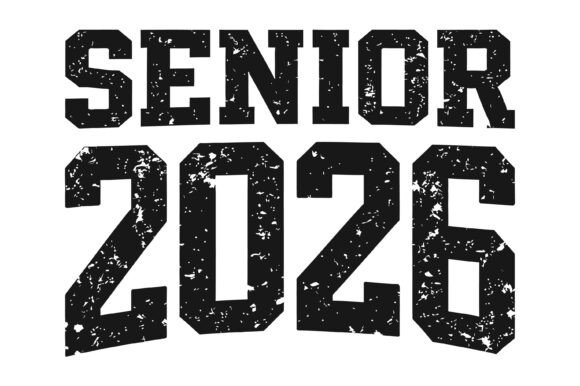 Senior 2026 Graduation Graphics for T-Shirt Designs