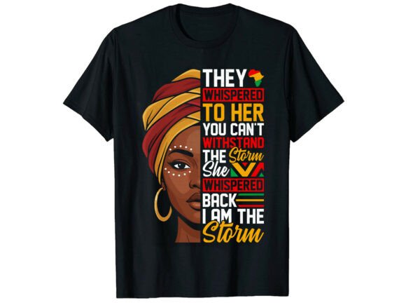 Storm Black History Month T-Shirt Graphics