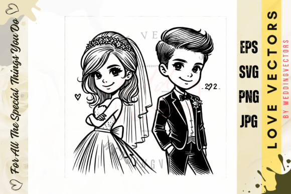 Weddingvectors 22003719: Romantic Graphics & Illustrations